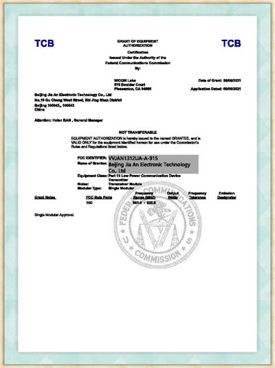 AN1312UA-A-915 FCC certificate_副本.jpg
