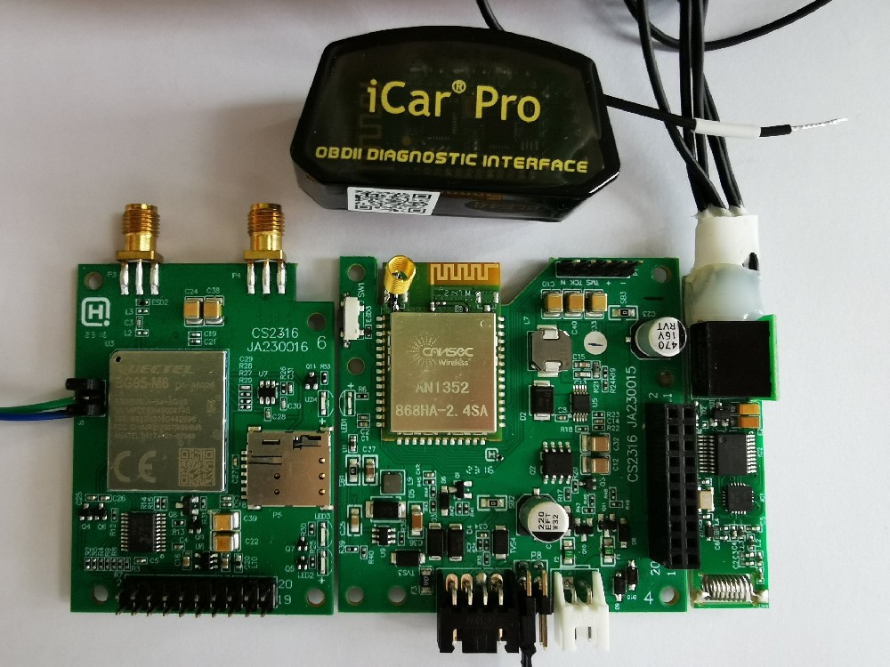 OBDII GPS 4G BLE Small wireless application case